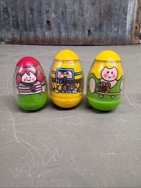 1970s Hasbro Weebles Wobble figures